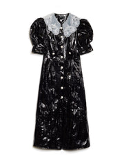Lunette PU Midi Dress