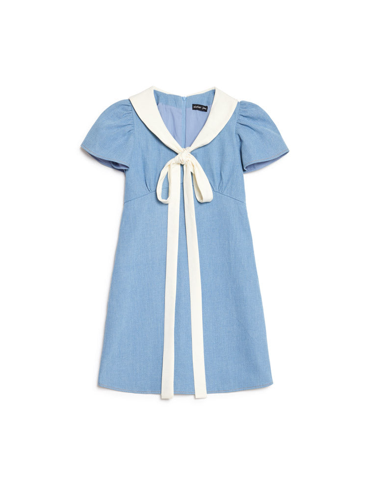 Kasos Denim Bow Dress – Sister Jane