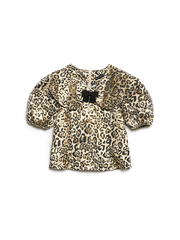 Sister Jane Fame Leopard Print Blouse