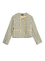 Nook Check Double Breasted Jacket