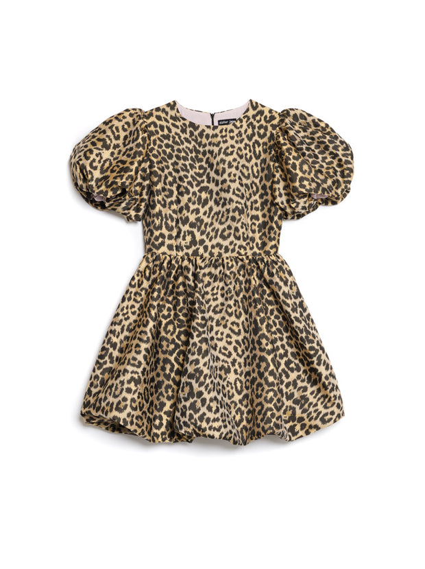 Lola Leopard Jacquard Dress