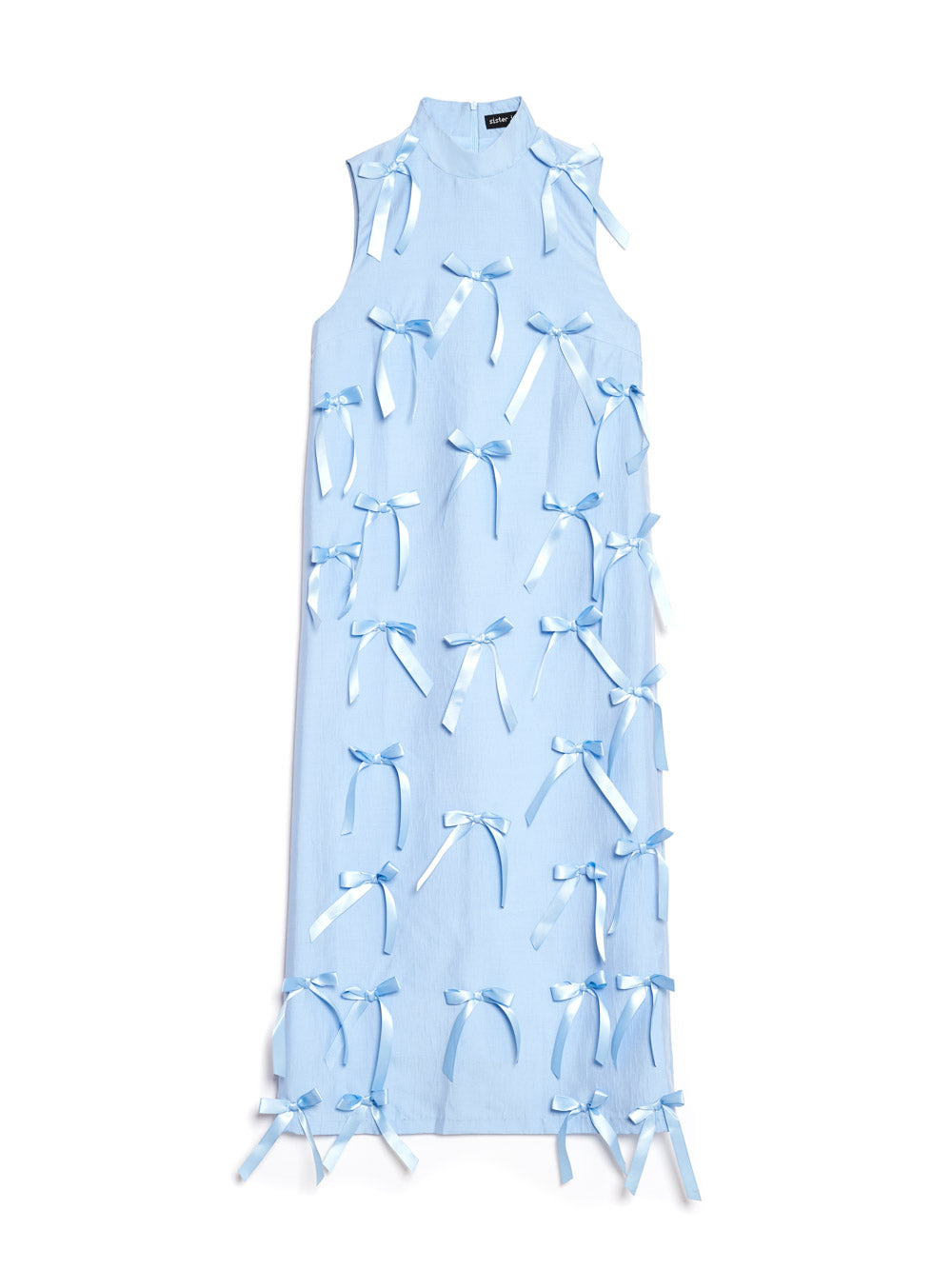 【英国発Sister Jane】Ribbons bow-embellished taffeta dress Sister Jane Ribbons Bow-embellished Taffeta Midi Dress Light