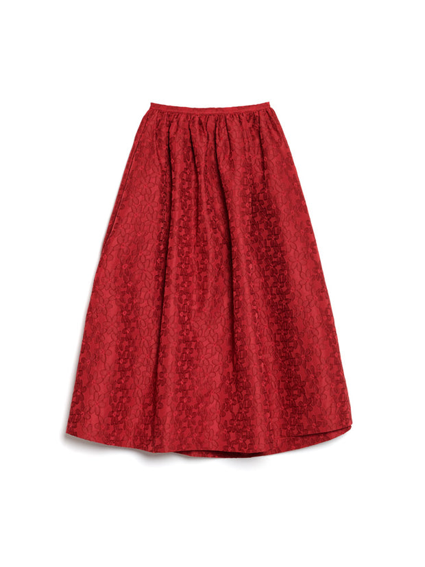 Calla Jacquard Midi Skirt