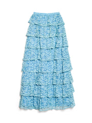 Doily Lace Maxi Skirt