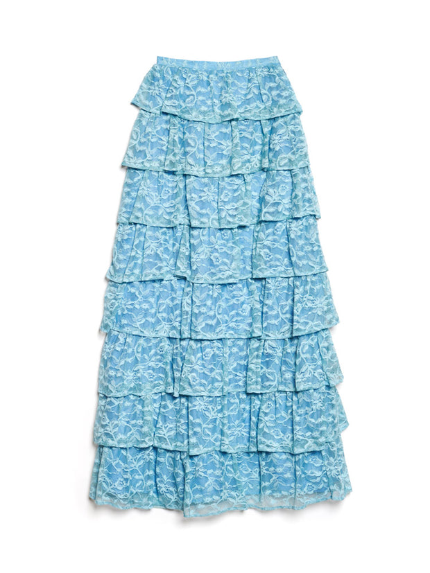 Doily Lace Maxi Skirt