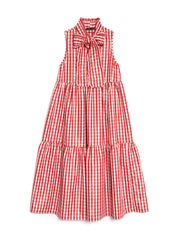 Stables Gingham Bow Dress