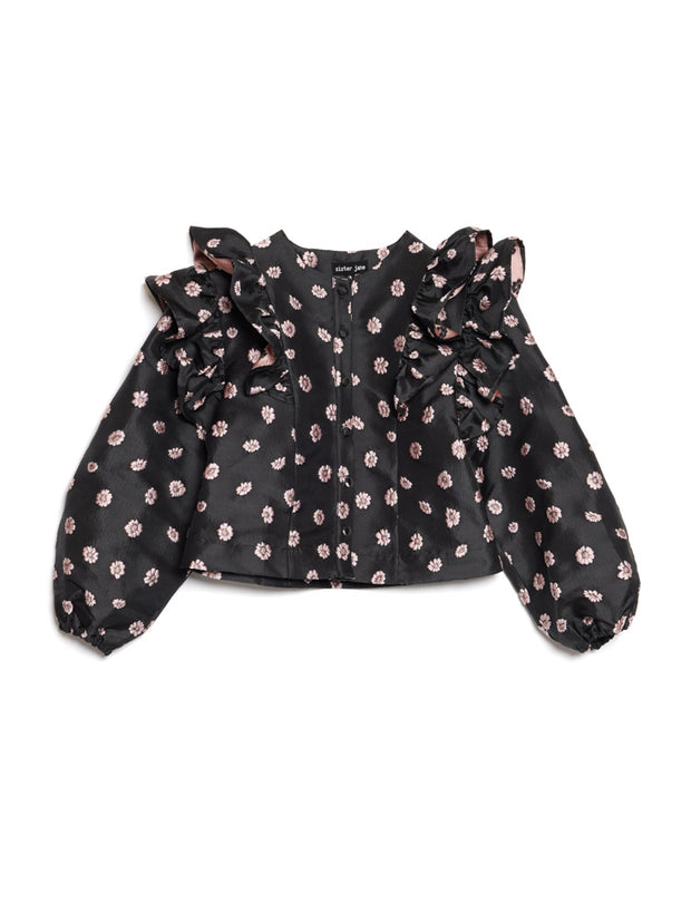 Rose Bells Jacquard Top