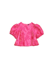 Foxglove Jacquard Top
