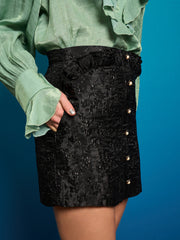 Bonaire Jacquard Mini Skirt