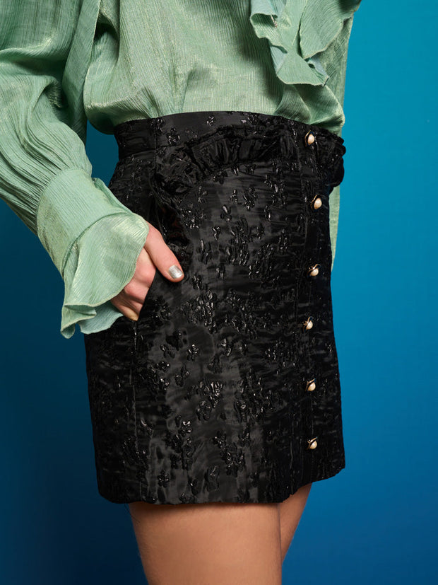 Bonaire Jacquard Mini Skirt
