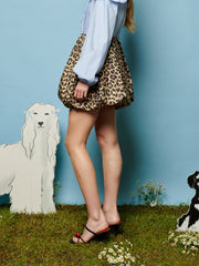Lola Leopard Jacquard Skirt
