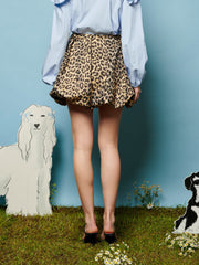 Lola Leopard Jacquard Skirt