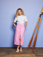 Mira Boucle Pencil Skirt