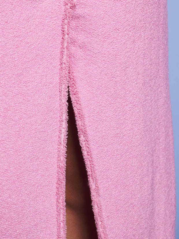 Mira Boucle Pencil Skirt Flamingo Pink / Z