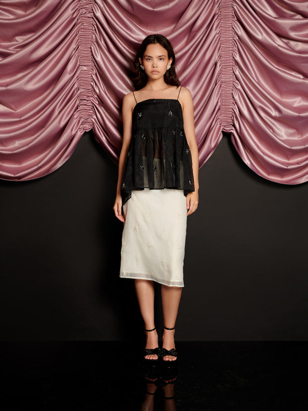 Lola Embellished Midi Skirt