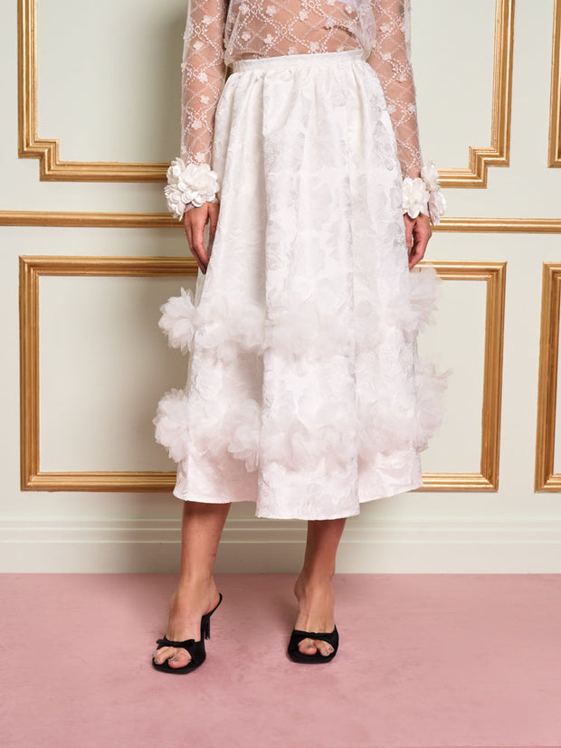 <b>DREAM</b> Giselle Jacquard Midi Skirt