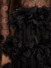<b>DREAM</b> Donna Ruffle Flower Midi Skirt