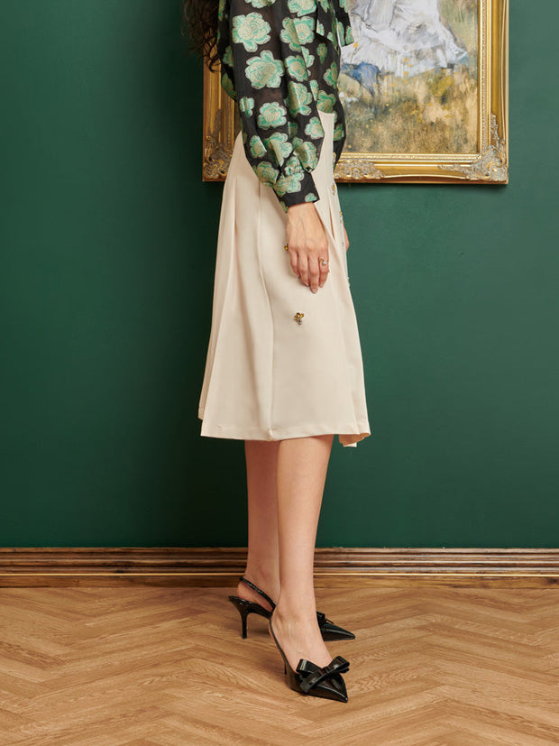 <b>DREAM</b> Rococo Embellished Pleated Skirt