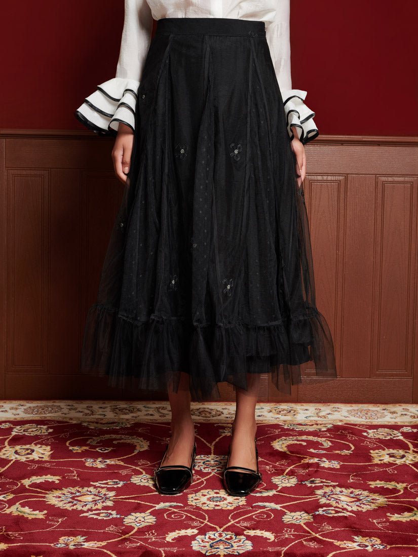 完売前に【SISTER JANE】DREAM Voyage チュール ゴデ スカート DREAM Voyage Tulle Godet Skirt – Sister Jane