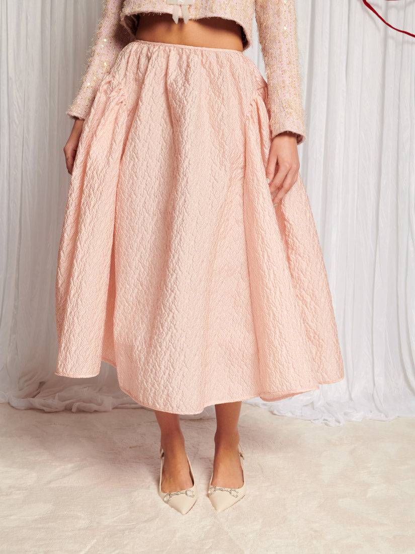 DREAM Swift Jacquard Midi Skirt