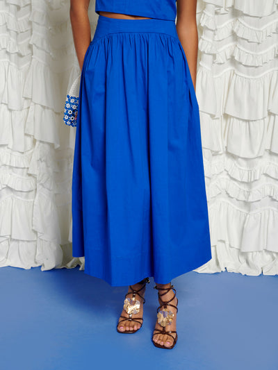<b>DREAM</b> Blue Diary Midi Skirt