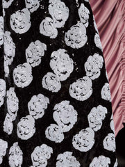 <b>DREAM</b> Roxie Rose Sequin Midi Skirt Onyx Black / Z