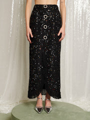 Confetti Crew Tweed Midi Skirt