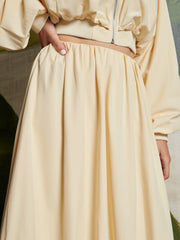 <b> Ghospell </b> Vanessa Midi Bubble Skirt