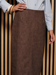 <b> Ghospell </b> Courtney Studded Midi Skirt