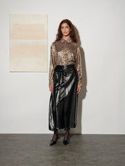 <b> Ghospell </b> Louise Midi Skirt