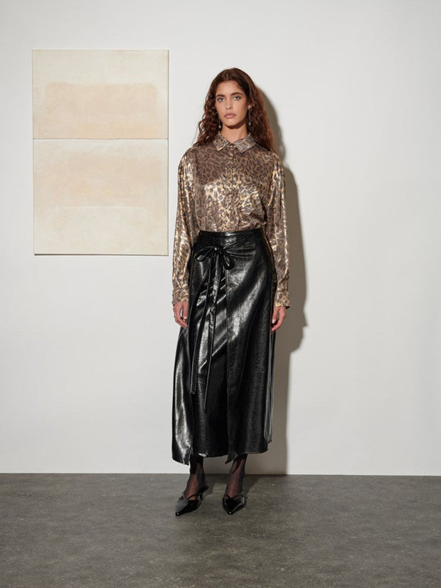 <b> Ghospell </b> Louise Midi Skirt