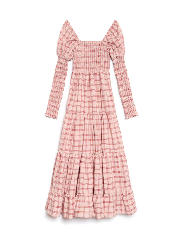 sister jane likely lady midi dress Dream Sister Jane Cabaret 3d floral puff sleeve dropped waist midi dress in red