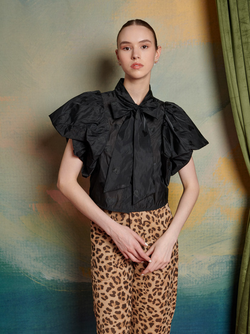 Illusion Heart Bow Top – Sister Jane
