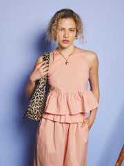 Sunrise Cropped Top Pastel Peach / Z