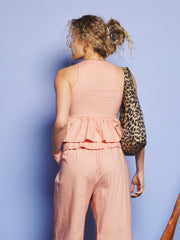 Sunrise Cropped Top Pastel Peach / Z