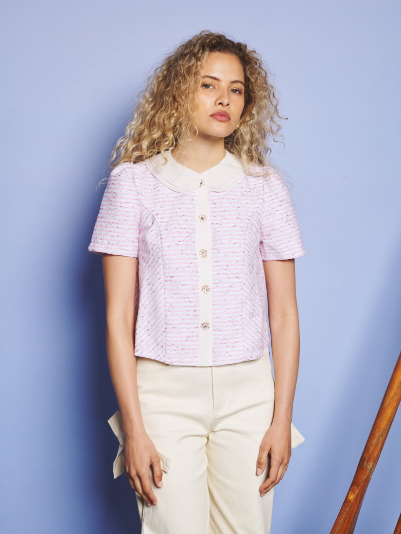 【新品未使用】Sister Jane Marble Tweed Top Sister Jane（シスタージェーン）の「SisterJane/シスター