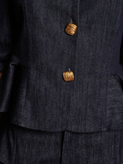 Curio Denim Top Dark Denim / Z