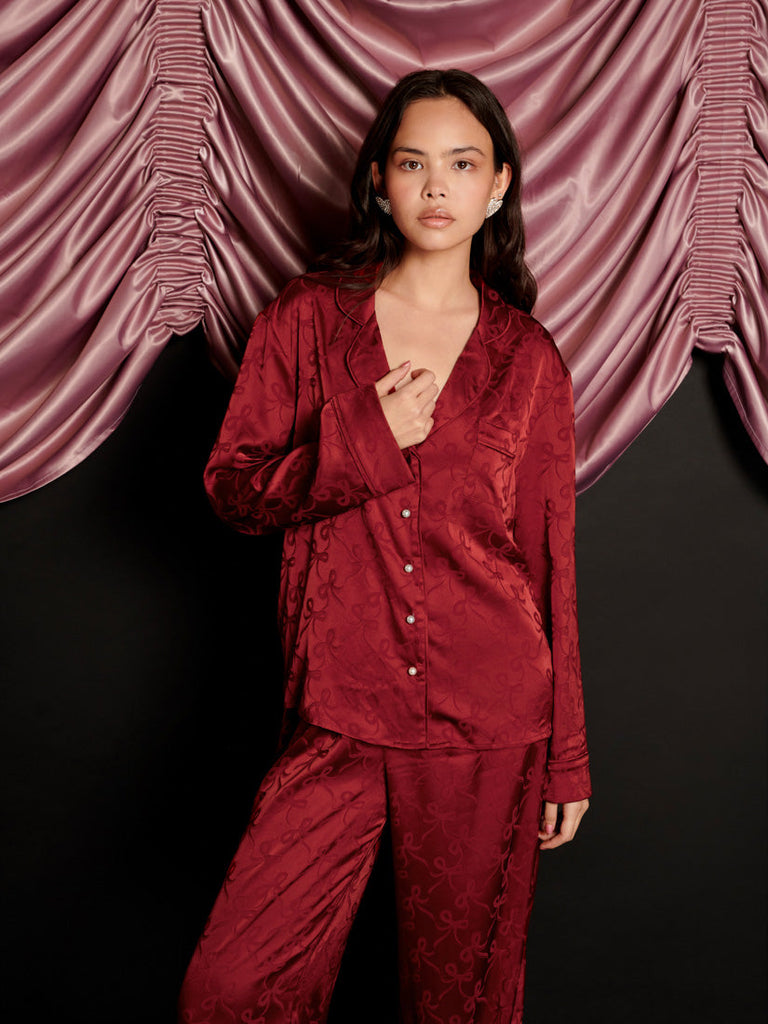 Dita Bow Pyjama Top
