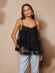 Sway Tulle Ruffle Top – Sister Jane