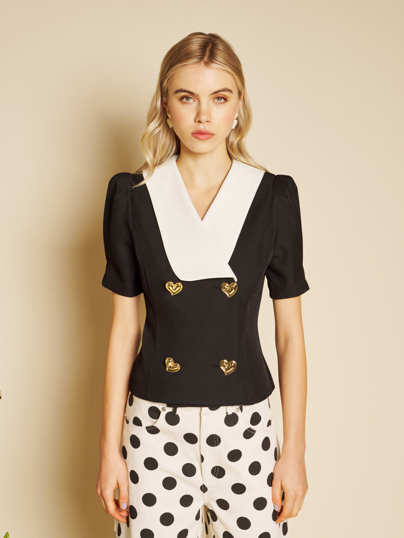 トップス sister jane Irina Heart Jacqua rd Top S Tops – Sister Jane (EU)