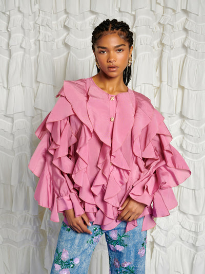<b>DREAM</b> Rosa Ruffle Blouse