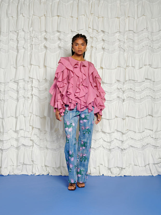 <b>DREAM</b> Rosa Ruffle Blouse