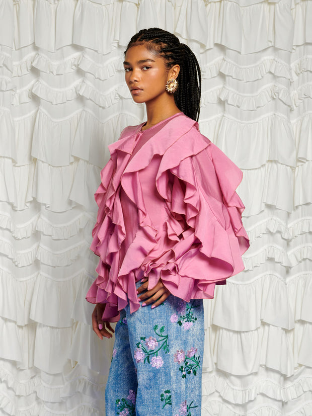 <b>DREAM</b> Rosa Ruffle Blouse