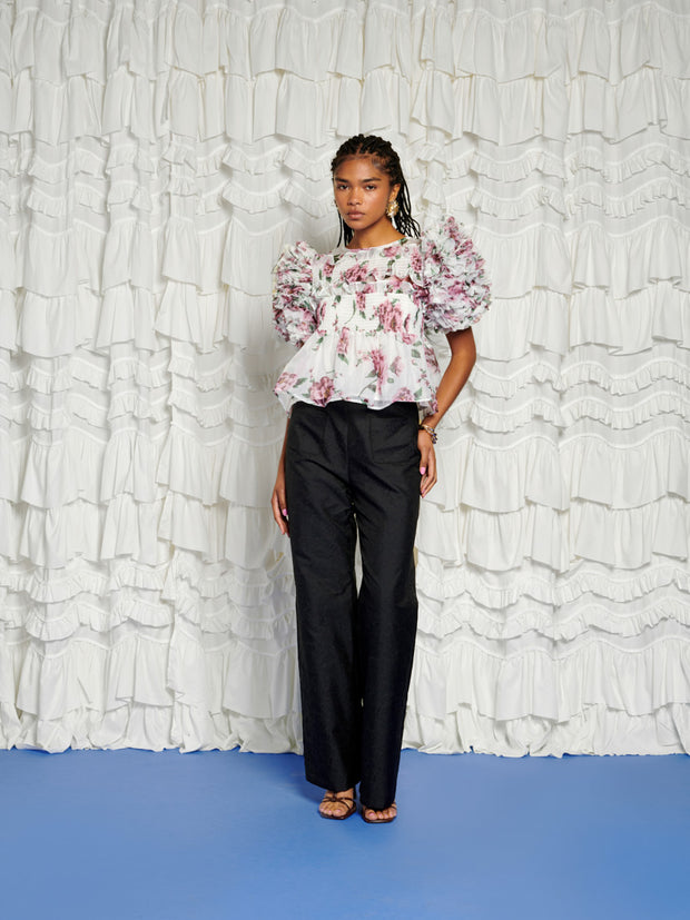 <b>DREAM</b> Alma Floral Ruffles Top