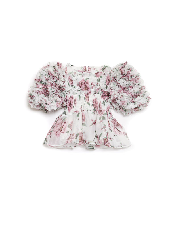 <b>DREAM</b> Alma Floral Ruffles Top