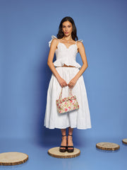 <b>DREAM</b> Pines Embroidered Top