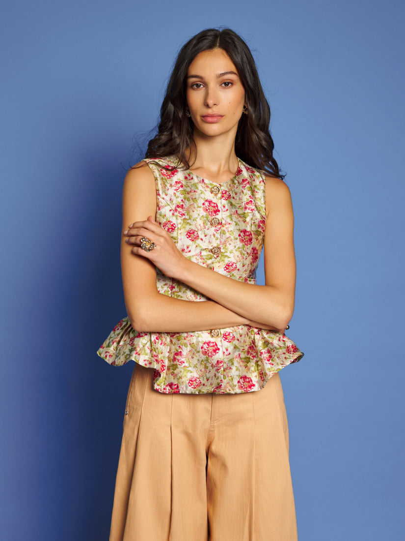 DREAM Forest Echo Jacquard Top