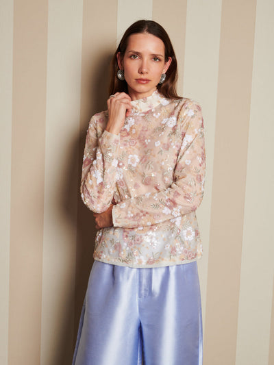 Wallpaper Sequin Top Pearl Ivory / Z