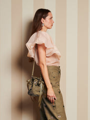 <b>DREAM</b> Harmony Organza Cape Blouse