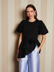 Pantry Rose Top Pitch Black / Z